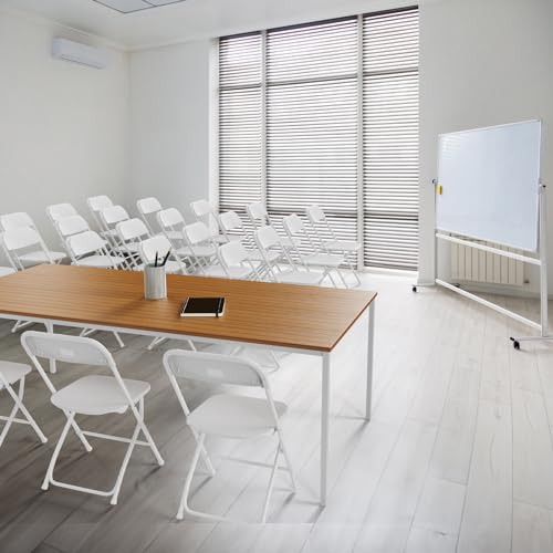 Vingli FCHAIRS373 4 Pack White Plastic Folding Chair thumb #6