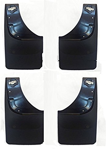 Weathertech Mudflap Kit for 2014-2017 GMC Sierra 1500 / 2015-2017 GMC Sierra 2500/3500 No Dually