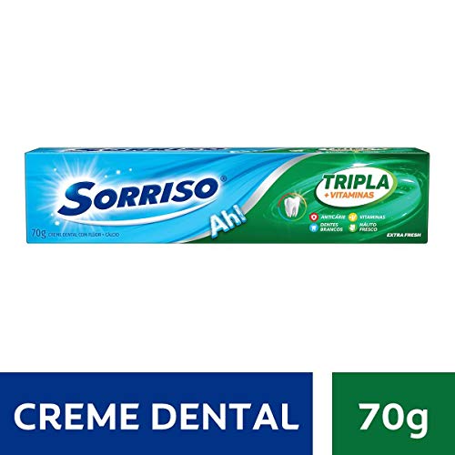 Creme Dental Sorriso Tripla 1 2 3 Vitaminas 70g