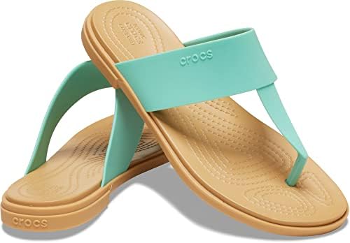 Crocs Women's Tulum Flip Flops, Jade Stone, Numeric_5 | Image 5