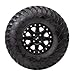 4/137 Tusk Uinta Beadlock Wheel 15x7 4.0 + 3.0 Matte Black For Honda Talon 1000X-4 2020-2024