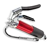 Powerbuilt 4,500 PSI Heavy Duty Pistol Grip Grease Gun, Anodized Aluminum Barrel with...