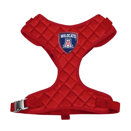Littlearth NCAA Arizona Wildcats Velvet Pet Harness, Small