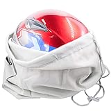 Motorcycle Helmet Bag Welding Hood Storage carrying Bag for Riding Bicycle Sports Universal Tool Made of Nylon Cloth with Locking Drawstring (Silver 1pcs)