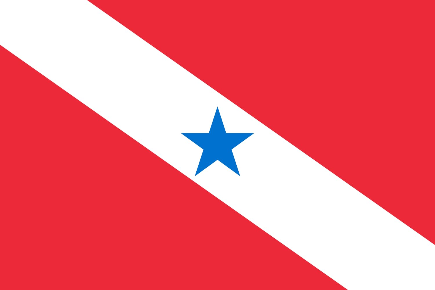Drapeau Pará haut de gamme format paysage XXL de 3.75m²