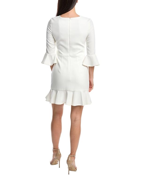 Black Halo Women's Brooklyn Dress, Porcelain, 6 by Black Halo - Image 2