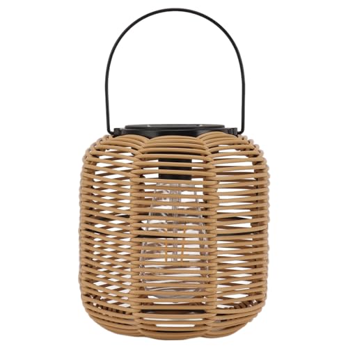 Lanterna Solare da Esterno per da dina Rustica Luci Decorative Decorazione Grande Rattan per Tgsteno Matrimonio Ferro Plastica Rattan Gazebo da Giardino Lanterne