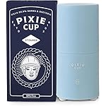 Pixie Menstrual Cup & Disc Steamer Sterilizer 2.0 – Kills 99.9% of Germs with Cleaner Steam – Wash Your Period Cup in 3 Minutes! – The Most Asked for Sensor On-Off Button & Must Have Cylinder Shape