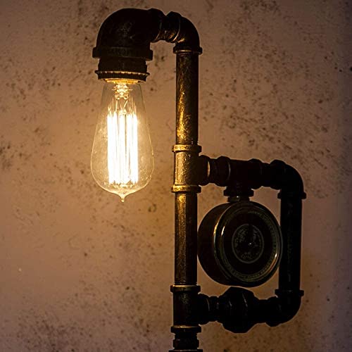 Lampe de chevet en fer forgé de haute qualité style robot E27 - 6