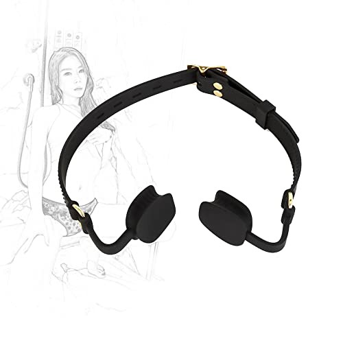 TRQOYTU Bâillon De Bouche En Silicone SM, Jouet De Bondage Réglable, BDSM, Dilatateurs De Érotiques, Bâillon À Bille, Ouverture De Bouche Fétichiste, Jouet Sexuel De