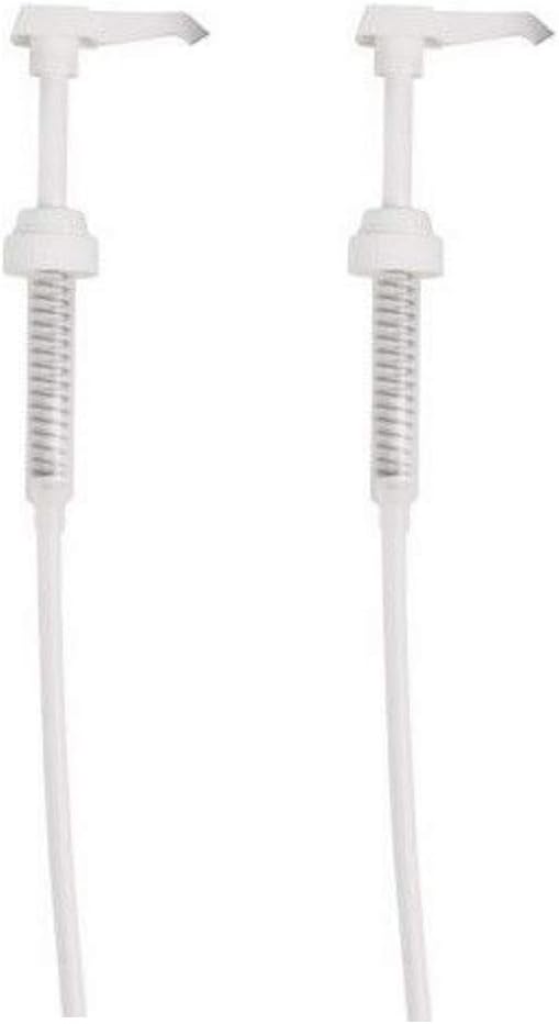 StarbucksSyrup Bottle Pump, 33.8 oz 1 Liter (White, Pack of 2)