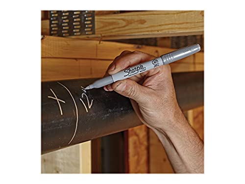 Sharpie 1829202 Sharpie Metallic Markers, Fine Pt, 2 Color/Pk, Gold/Silver #TOP5