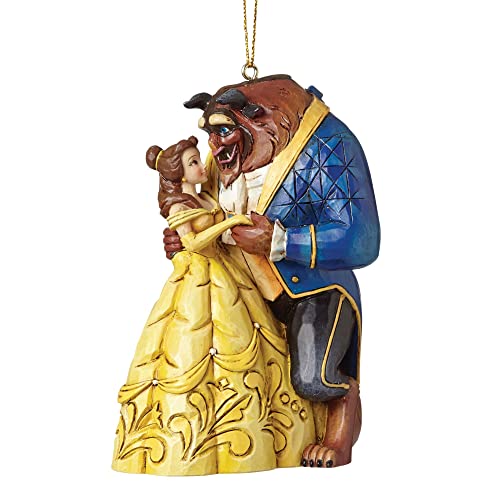Disney Traditions, Figura de 'La Bella y la Bestia' para colgar, Enesco