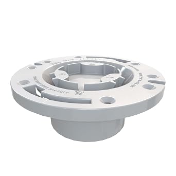 Oatey 43505 PVC Closet Flange with Test Cap, 3-Inch or 4-Inch by Oatey