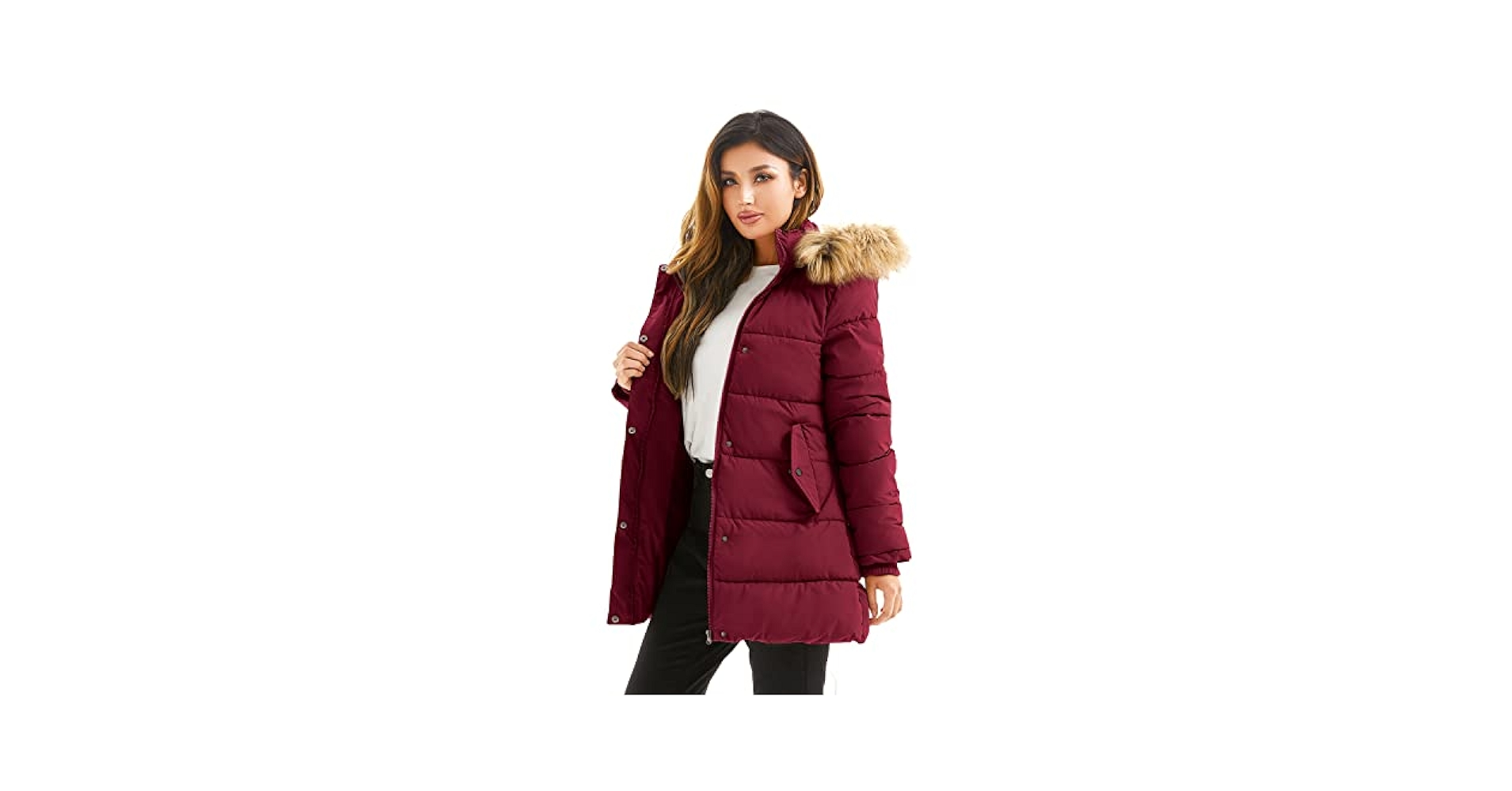 Amazon.com: FARVALUE Women's Winter Coat Warm Parka Jacket