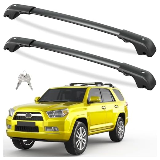 Lockable Aluminium Cross Bars, 220 lb