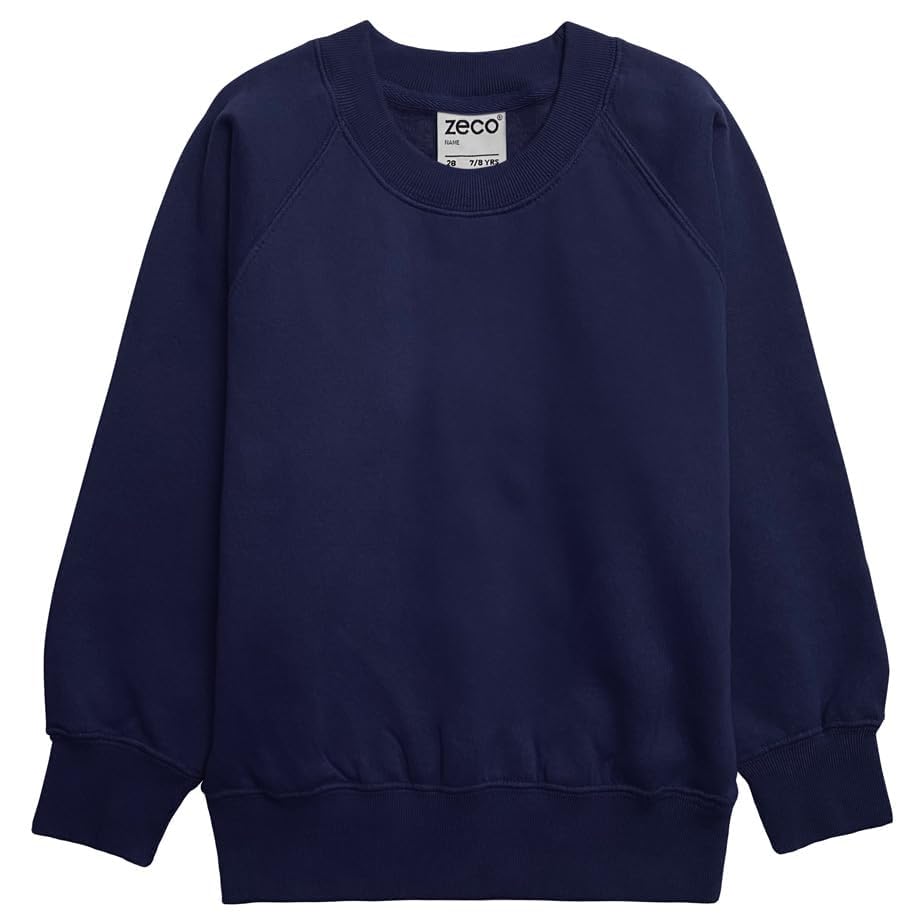 Sudadera escolar unisex que no hace bolas para uniforme diario de niños 4