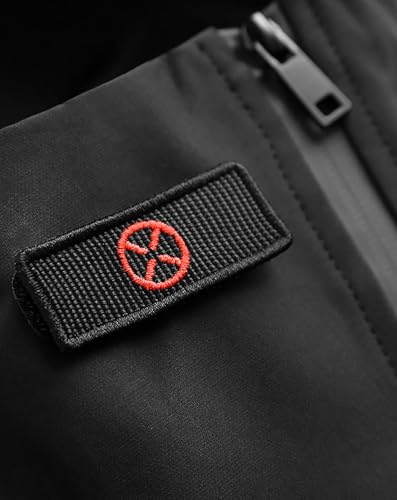 MFCT Men's Techwear Waterproof Windbreaker with Funnel Hoodie3