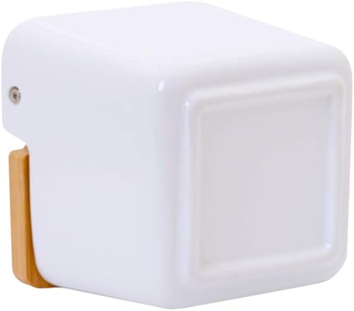 Miniatura 6 de Recipiente de porcelana para condimentos de azúcar y especias con cuchara, tapa abatible de bambú, recipiente para servir para miel de stevia,