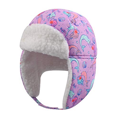 Image of BAVST Winter Trapper Hat for Boys Girls Waterproof Warm Baby Toddler Ushanka Fleece Beanie Hats for 6M-6T