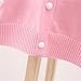 Baby Girls' and Toddler Long Sleeve Knit Button Front Cardigan Cute Heart Long Sleeve Sweater Fuzzy (Red, 4-5 Years)