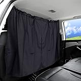 Auto Trennvorhänge Sonnenschutz 140x80cm,Abnehmbarer Auto Hinten Privatsphäre Vorhang,Privacy Travel Nap Night Auto Camping Abnehmbarer Einfacher Vorhang