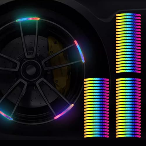 ZMZaoan Bicycle Reflector Stickers - Set di 60 per Cerchi