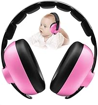 SANGOZ Noise Cancellation Ear Muffs for Kids Use Noise-cancelling Ear Muffs for Baby Toddler Ear Muffs for Noise Reduction Baby Ear Muffs for 0-3 Years Old On Flight Sleep Travel