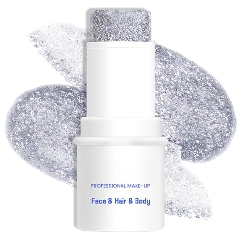 LOKFAR Silver Body & Face Glitter Makeup Stick
