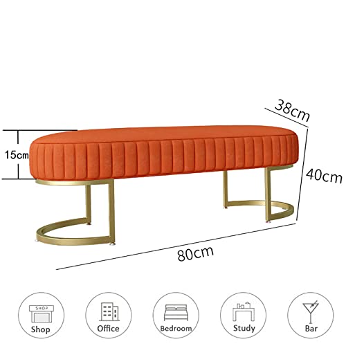 Banc de rangement pour chaussures velours ottoman coffre de lit - 3