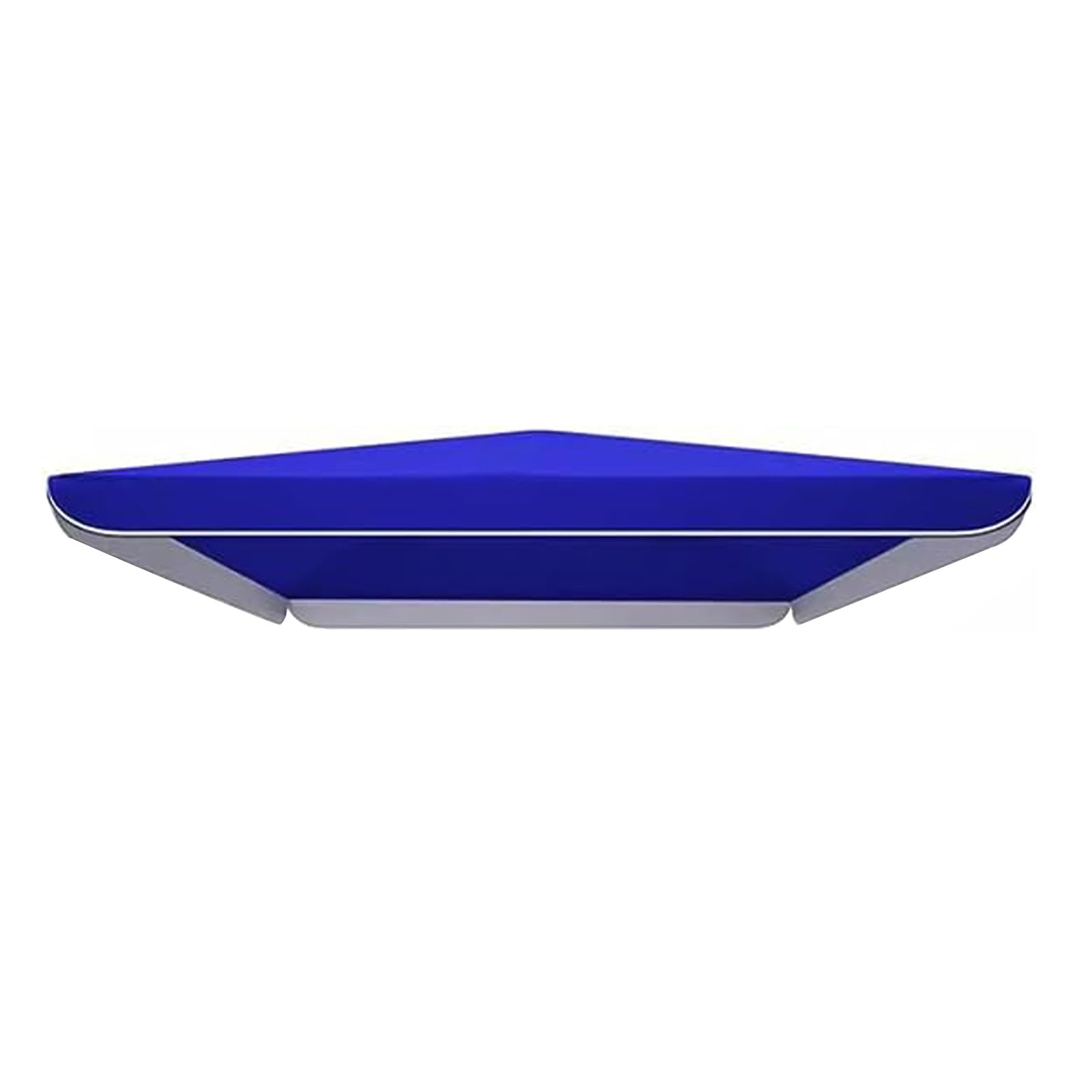 Square/Rectangle Patio Umbrella Replacement Canopy, Top Shade Cover for 4 Ribs, UV Protection (Canopy Only) (Color : Blue, Size : 2.5x3.2m(8.2x10.5ft))