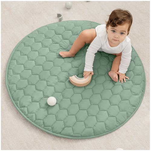 Comfy Cubs Round Kids Play Mat -Small 36 inches Soft