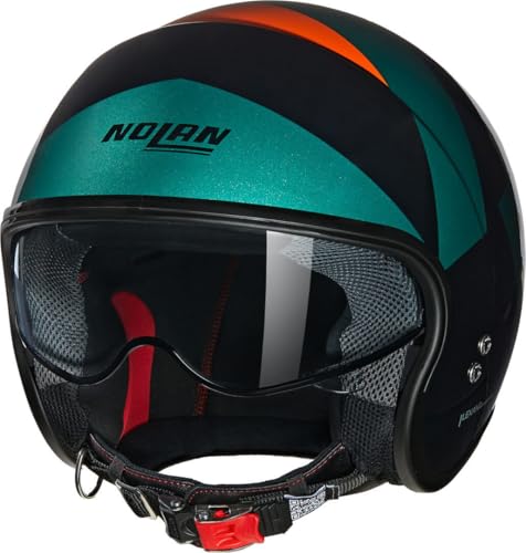 Casco Nolan N21 06 Tangente 347 M ligero con visor solar para evitar calor