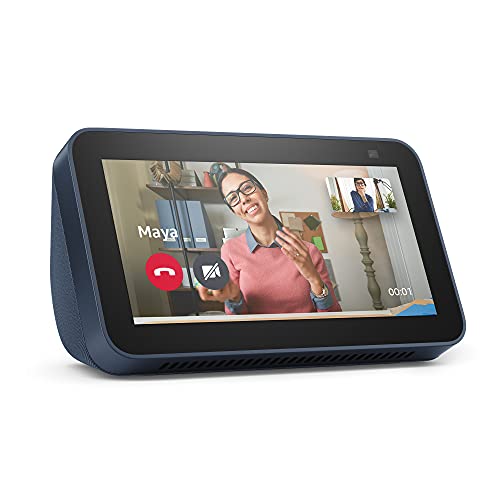 Echo Show 5 (2. Generation, 2021) | Smart Display mit Alexa und 2-MP-Kamera | Blau