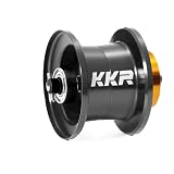 KKR T37 ベイトリールスプール カスタムスプール 21アルファス / アルファス SV TW 対応 フィネス対応 ベイトリール用カスタムパーツ (ブラック T37-S)