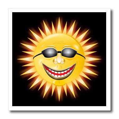 sunshineさま Amazon.com: 3dRose Smiling Sunshine a Happy Sunny Face Wearing