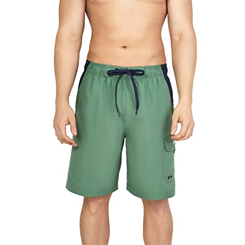 Image of Speedo Men's Marina Sport Volley, Knee Length Swim Trunk