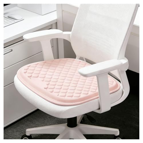 �� �N�b�V���� ����Ȃ� �A�C�X�V���N�f�� ��? �ڐG�⊴ ����ɂ��� ����/�I�t�B�X/�Ԉ֎q/�e�����[�N�Ή� �h�V�̓��M�t�g�ɍœK,Pink-RhombusStyle-Seatcushion
