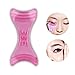 6pcs Pink and Blue Eyelash Makeup Tool Eye Lash Mascara Guard Applicator Eyebrow Drawing Template Eyeliner Card Makeup Grooming Templates DIY Beauty Accessories