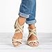 ZBYY Womens Gladiator Sandals,Summer Chunky Low Heeled Cutout Cross Open Toe Ankle Strap Sandals Roman Dress Pump Sandals