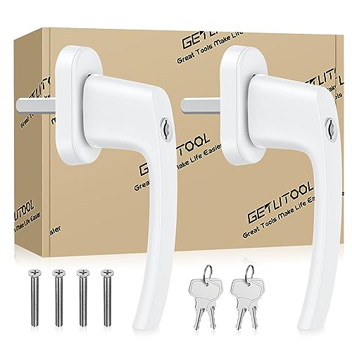 GETLITOOL Maniglia Finestra con Serratura a Chiave...