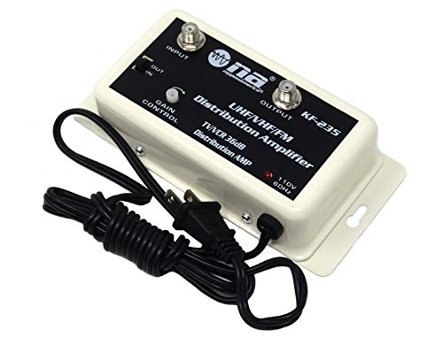 Nippon America 36 Db Cable Antenna Color Tv Booster Signal Amplifier Vhf Uhf Fm Hdtv thumb #2