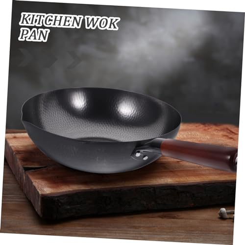 Wok tradicional antiadherente para cocina diaria miniatura 7