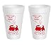 Crawfish Styrofoam Cups - Who's Your Craw Daddy