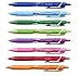Uni-ball Jetstream Extra Fine Point Retractable Roller Ball Pens,-rubber Grip Type -0.5mm-8 Color Ink-8 Pens value Set (Blue,Ligit Blue,Green,Lime Green,Orange, Pink,Red,Purple)