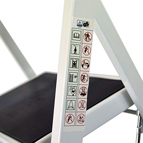 Tabouret 3 marches antidérapant pliable pour éviter les chutes - 5