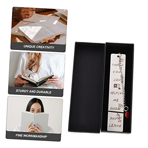 Marque-page Décoratif Inoxydable SHINEOFI idéal pour optimiser les lectures de cours - 6