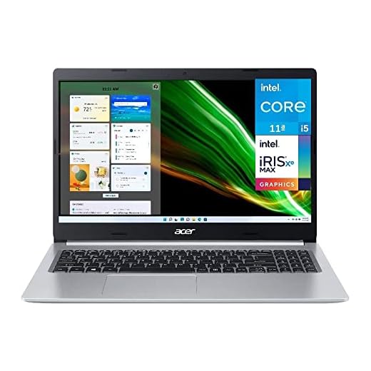 NOTE ACER A515-56-57LB W11H CI5 1135G7 8GB RAM 512SSD 15.6" SILVER