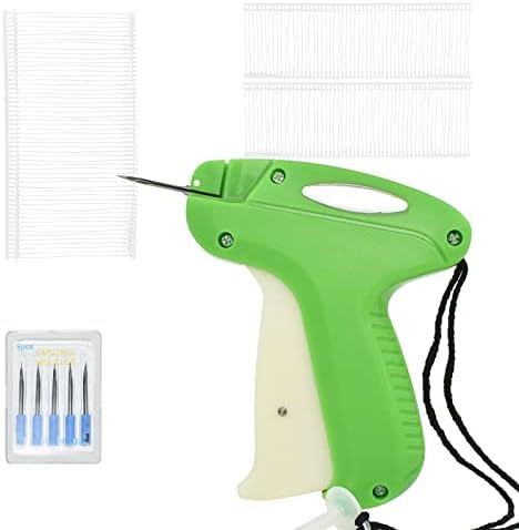 Clothes Garment Tagging Gun Set, Standard Retail Price Tag Attacher Gun, 6 Needles & 1000pcs 1inch and 2000pcs 2inch Barbs Fasteners for Store Warehouse Consignment Yard Sale