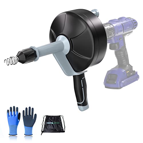 Deepcleaner Outil Déboucheur de canalisations : 6m x 6mm - Offre un Résultat Professionnel et Ecologique, Furet deboucheur canalisation wc